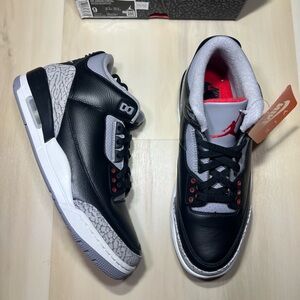 Mens Size 9 - Nike Air Jordan 3 Retro OG 2024 Black Cement (DN3707-010) NEW!
